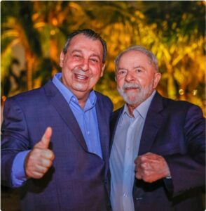Leia mais sobre o artigo Apoiado por Lula, Omar Aziz participa de jantar com o petista e lideranças políticas