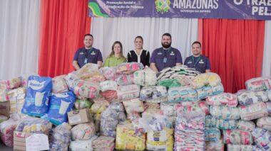 Casa Mamãe Margarida recebe doação de duas toneladas de alimentos da Aadesam e FPS