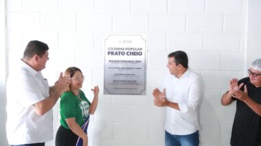 Wilson Lima reinaugura cozinha popular do programa Prato Cheio no bairro Alfredo Nascimento