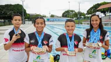 Atletas amazonenses conquistam 22 medalhas em Campeonato Norte Nordeste de Natação