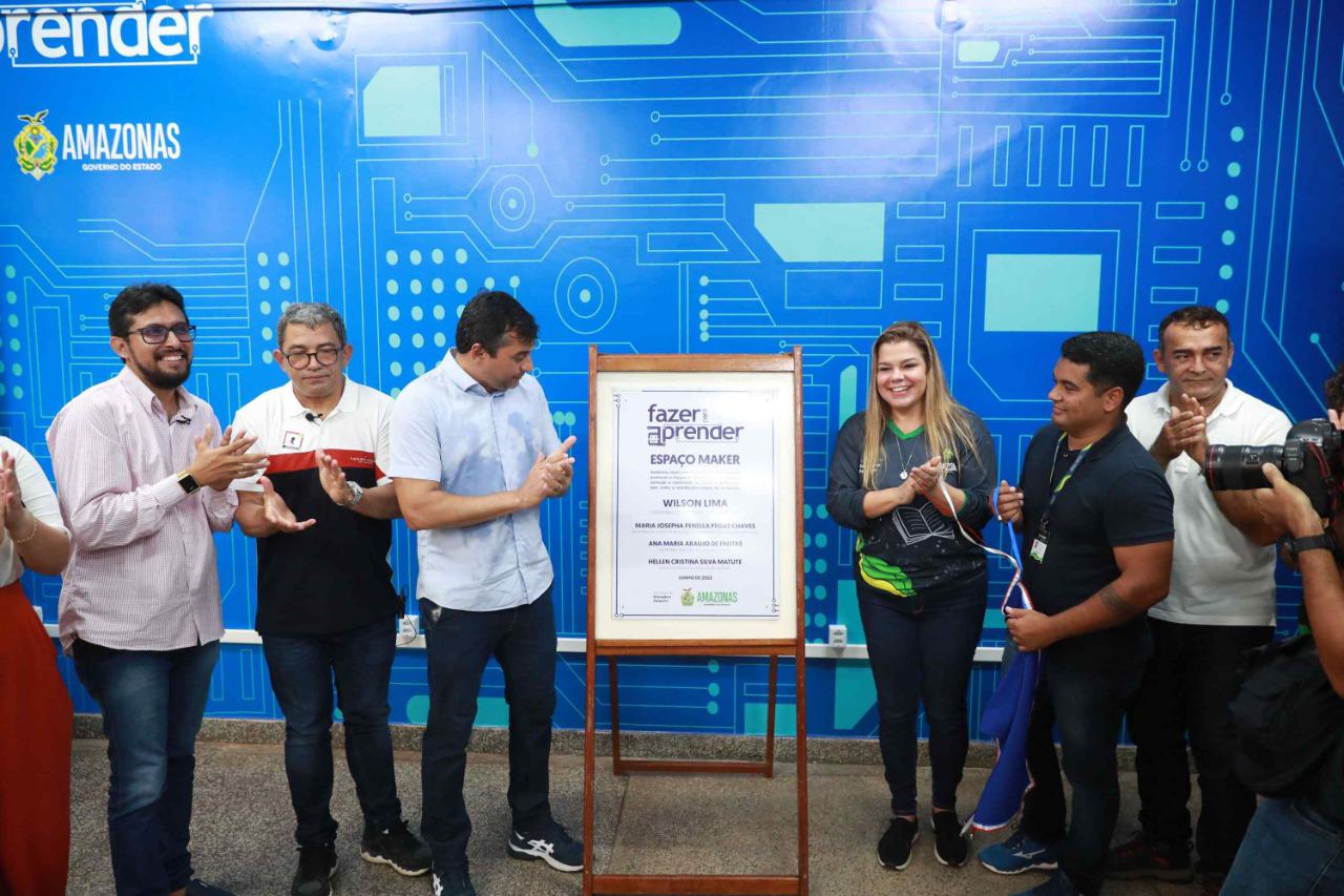 No momento, você está visualizando Wilson Lima inaugura laboratório de robótica em Iranduba, dando continuidade ao programa Educa+Amazonas