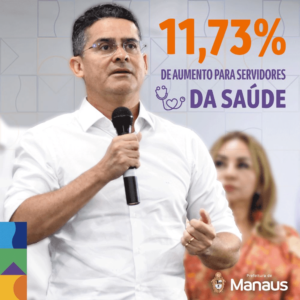 Leia mais sobre o artigo O prefeito de Manaus, David Almeida, anunciou o reajuste salarial de 11,73% para os servidores da rede municipal de saúde.