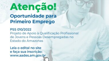 Aadesam lança edital com oportunidade para pessoas em busca do primeiro emprego