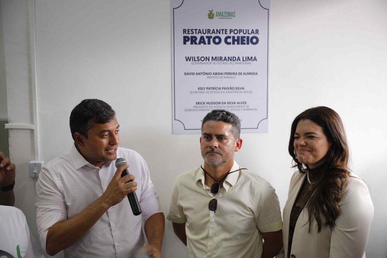 Leia mais sobre o artigo Governador Wilson Lima inaugura restaurante popular Prato Cheio no Riacho Doce, na zona norte de Manaus