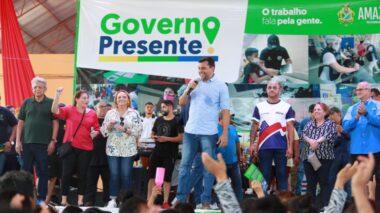 Governador Wilson Lima anuncia implantação do Ilumina+ Amazonas, com instalação de LED na iluminação pública de Carauari