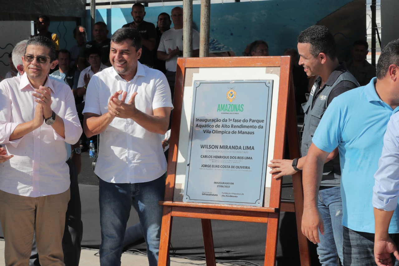 No momento, você está visualizando Governador entrega primeira fase do Parque Aquático de Alto Rendimento da Vila Olímpica de Manaus