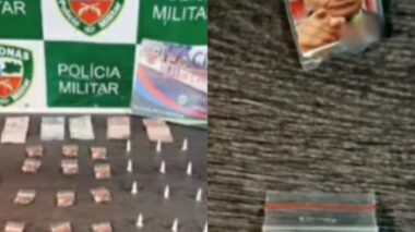 Repara na Fuleiragem …Homem vendia drogas embaladas em pacotes com foto do apresentador Sikêra Jr