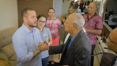 Liderancas eclesiásticas convidam Adail Filho e Dra. Mayara para visita em Manacapuru