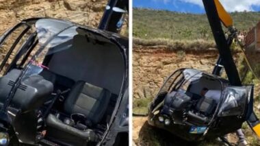 Helicóptero cai com deputado federal e candidato a reeleição
