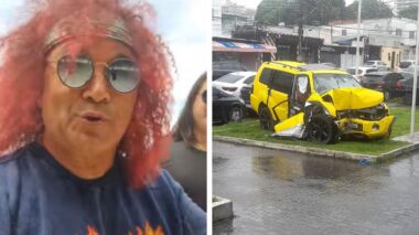 Carro envolvido em acidente fatal era do cantor Wanderley Andrade