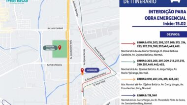 Prefeitura de Manaus anuncia início das obras em trecho da avenida Djalma Batista