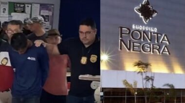 Suspeito de sequestrar esposa de empresário no shopping Ponta Negra é preso em Manaus