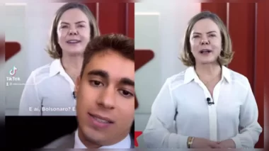 Vídeo: Nikolas Ferreira ironiza e desmente Gleisi Hoffmann