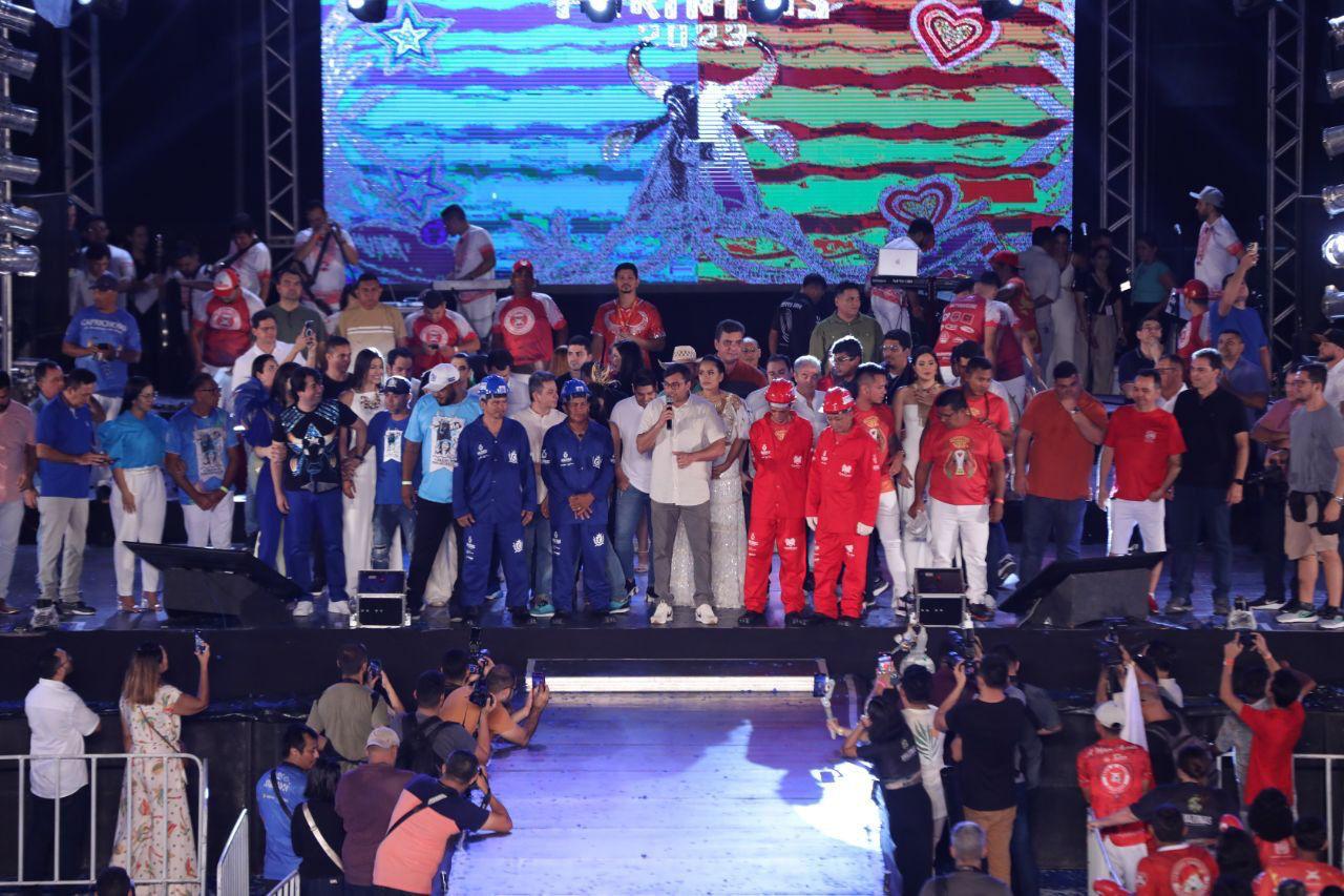 No momento, você está visualizando Na reabertura dos galpões de Garantido e Caprichoso, Wilson Lima reforça o compromisso com Festival de Parintins