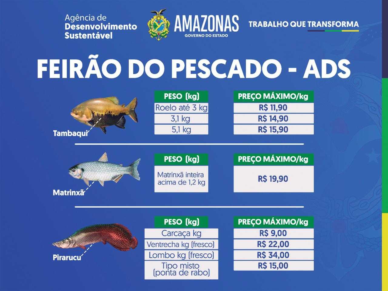 Você está visualizando atualmente Feirão do Pescado deve comercializar 100 toneladas de peixe a partir desta quarta-feira