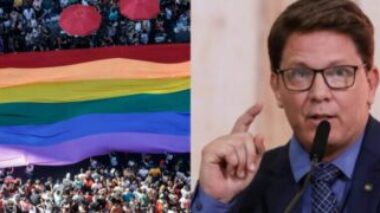 ‘Crianças Trans Existem’: Faixas erguidas na Parada LGBT+ de SP são alvo de críticas