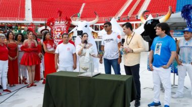 Ordem de apresentação dos bumbás é definida em sorteio na arena do Bumbódromo