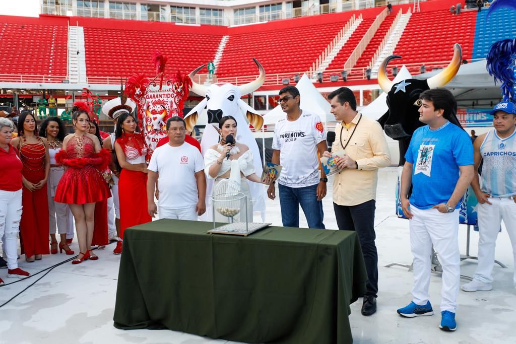 Você está visualizando atualmente Ordem de apresentação dos bumbás é definida em sorteio na arena do Bumbódromo