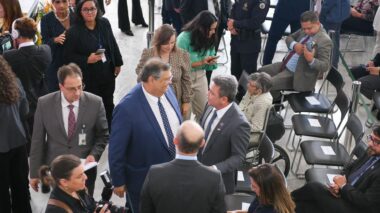 Em Brasília, governador em exercício Tadeu de Souza destaca que novo programa federal fortalece parceria com estado na segurança pública