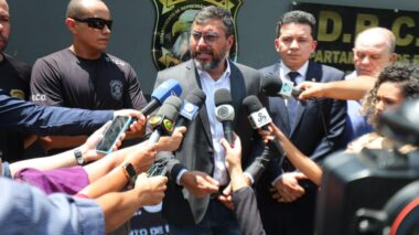 Durante apresentação da maior apreensão de cocaína da história do Amazonas, Wilson Lima destaca investimentos em Segurança Pública