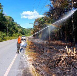 Leia mais sobre o artigo Corpo de Bombeiros combate 23 incêndios em áreas de vegetação na capital, nas últimas 48 horas