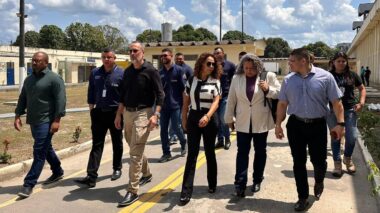 Seap entrega reforma de pavilhão no Complexo Penitenciário Anísio Jobim