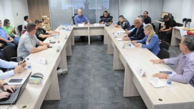 Representantes das Forças de Segurança do Amazonas participam de reunião de alinhamento para fortalecimento de ações no Estado