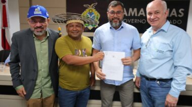 Em reunião com o governador Wilson Lima, lideranças Mura manifestam apoio à exploração do potássio em Autazes