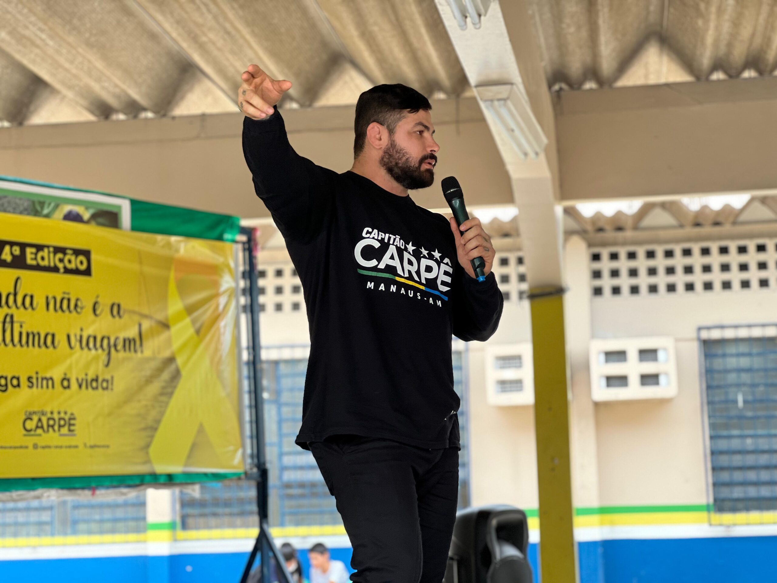 No momento, você está visualizando Capitão Carpê ministra palestra sobre saúde mental e segurança pública em escola estadual