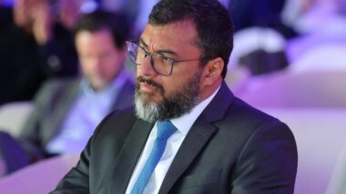 Wilson Lima faz apelo climático em encontro de líderes dos setores público e privado