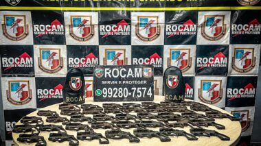 Em nove meses, Forças de Segurança apreenderam mais de 900 armas de fogo no Amazonas