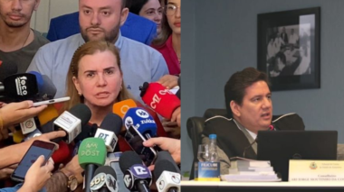 Grupo de mulheres realiza ato após agressões a presidente do TCE-AM