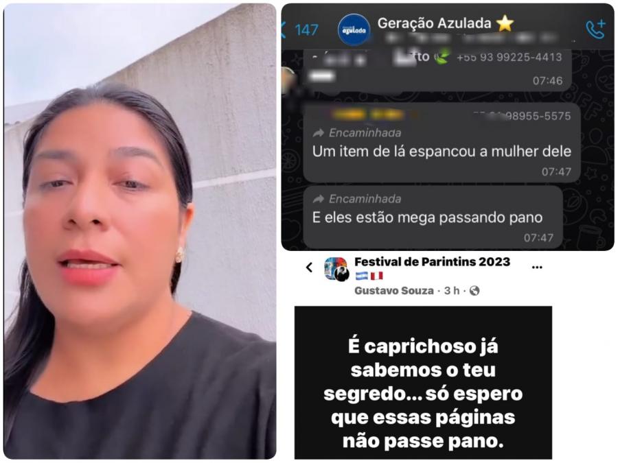Você está visualizando atualmente VIDEO: Esposa de apresentador do Caprichoso Edmundo Oran se pronuncia sobre suposta agressão 