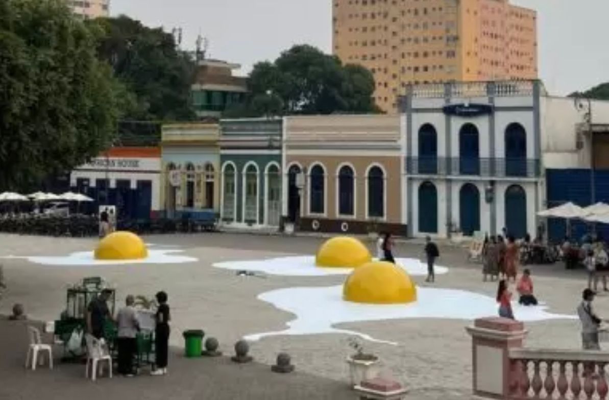 Você está visualizando atualmente Largo recebe exposição com ovos gigantes em Manaus