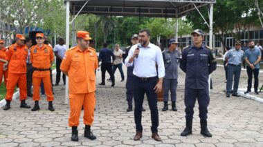 Wilson Lima destaca reforço em efetivo da segurança pública do Amazonas, ao visitar alunos em Curso de Formação