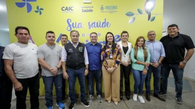 Governador em exercício, Roberto Cidade, vistoria obra de revitalização do Caic Edson Melo na zona leste