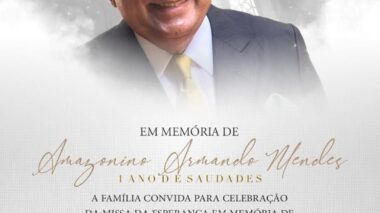 Missa marca um ano da morte do ex-governador Amazonino Mendes