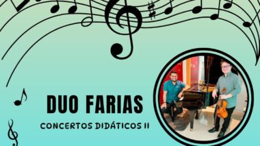 Imersão Musical para quem mais precisa: Duo Farias realiza concertos didáticos em Manaus