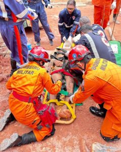 Leia mais sobre o artigo Em ação complexa, bombeiros resgatam vítimas soterradas em canteiro de obra privada no bairro Flores