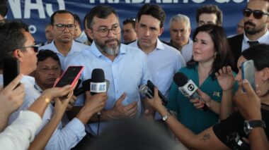 Com ministros em Tabatinga, Wilson Lima destaca impacto logístico para ZFM de nova rota comercial entre Amazonas e o Pacífico