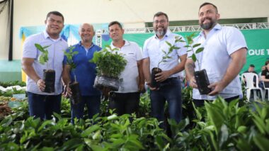 Em Novo Airão, Governo do Amazonas fortalece setor primário com linhas de crédito, implementos agrícolas e mudas