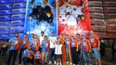 Nova fachada do Bumbódromo representa a valorização dos artistas de Parintins, destaca Wilson Lima