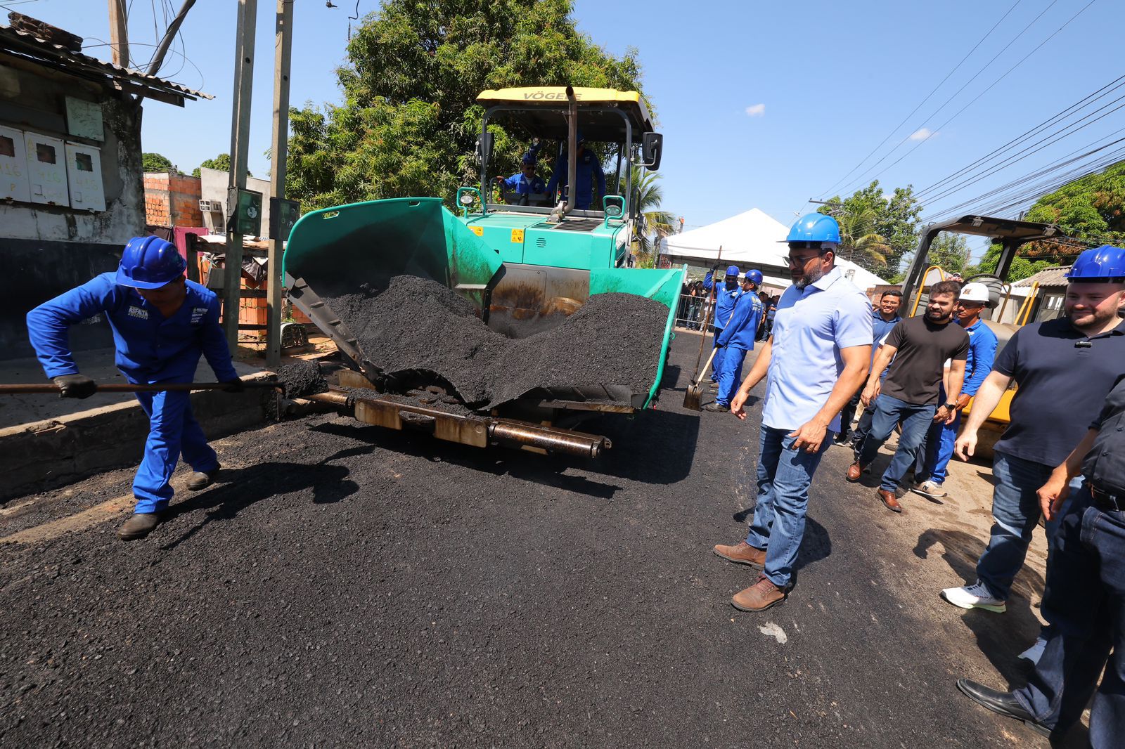 No momento, você está visualizando Governador Wilson Lima inicia nova etapa do Programa Asfalta Amazonas