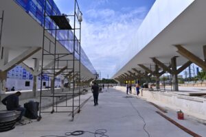 Leia mais sobre o artigo Prefeito David Almeida inspeciona avanço das obras de construção do Terminal de Integração 7