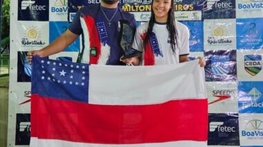 Nadadora do ‘Manaus Olímpica’ fatura 12 medalhas de ouro em Roraima e bicampeonato brasileiro, no Maranhão