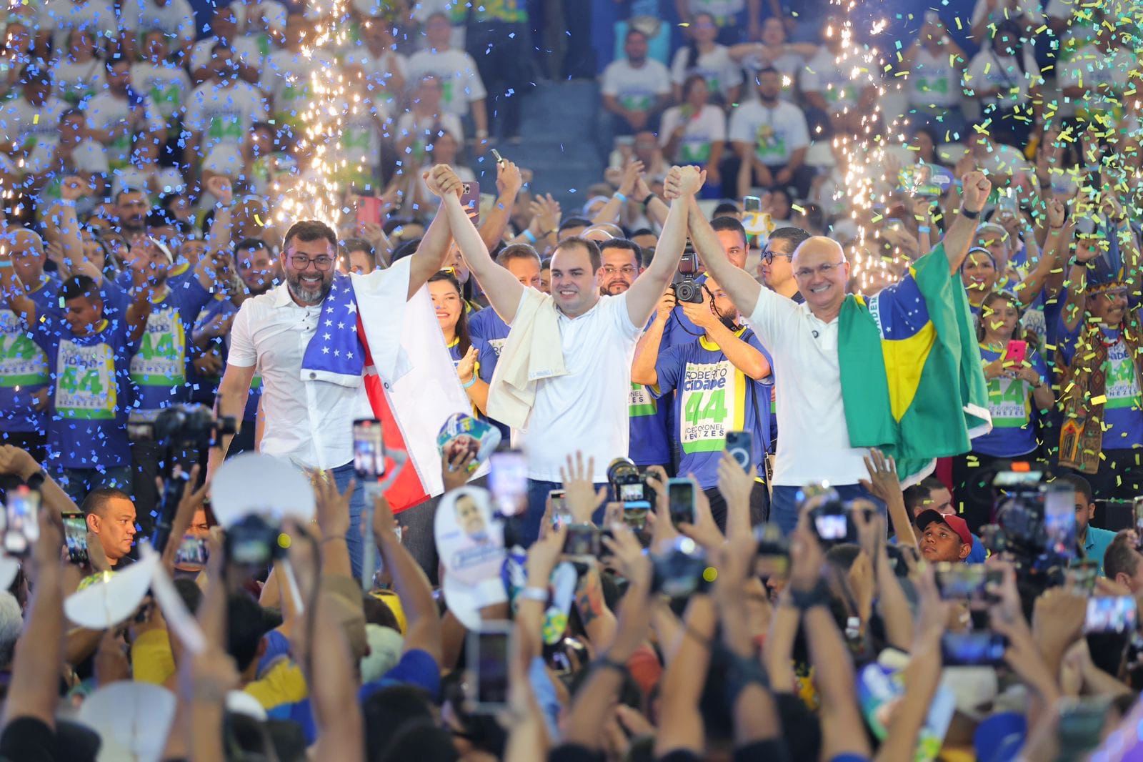 No momento, você está visualizando União Brasil confirma candidatura de Roberto Cidade à Prefeitura de Manaus em convenção que reuniu mais de 30 mil pessoas