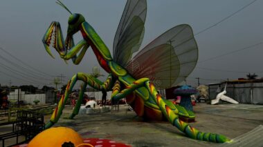 Segunda etapa do Gigantes da Floresta, obra da Prefeitura de Manaus, entra na fase de acabamentos e pintura com cores lúdicas e vibrantes
