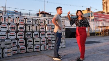 Prefeito David Almeida acompanha chegada de estruturas para montagem dos palcos do festival ‘Manaus Passo a Paço 2024’