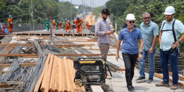 Prefeito David Almeida anuncia entrega do viaduto Márcio Souza para segunda quinzena de outubro