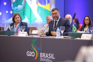 Leia mais sobre o artigo Em reunião do G20, governador Wilson Lima destaca investimentos em CT&I para cadeias sustentáveis e defesa do meio ambiente